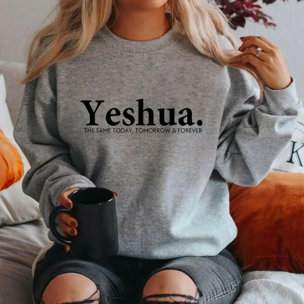 Vintage Yeshua Christian Sweatshirt Christian Apparel Faith.