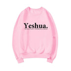 Vintage Yeshua Christian Sweatshirt Christian Apparel Faith.