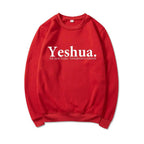 Vintage Yeshua Christian Sweatshirt Christian Apparel Faith.
