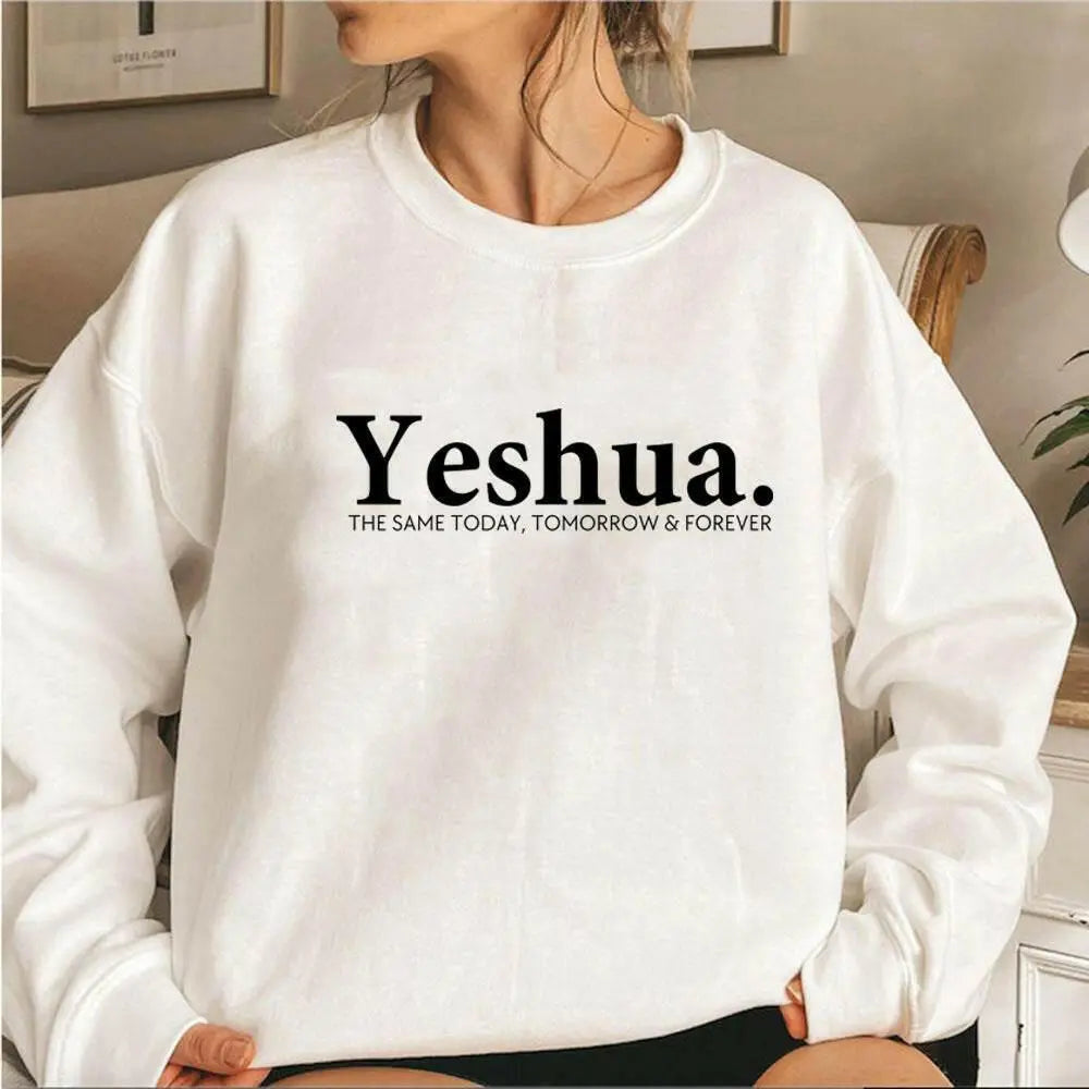 Vintage Yeshua Christian Sweatshirt Christian Apparel Faith.