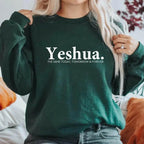 Vintage Yeshua Christian Sweatshirt Christian Apparel Faith.