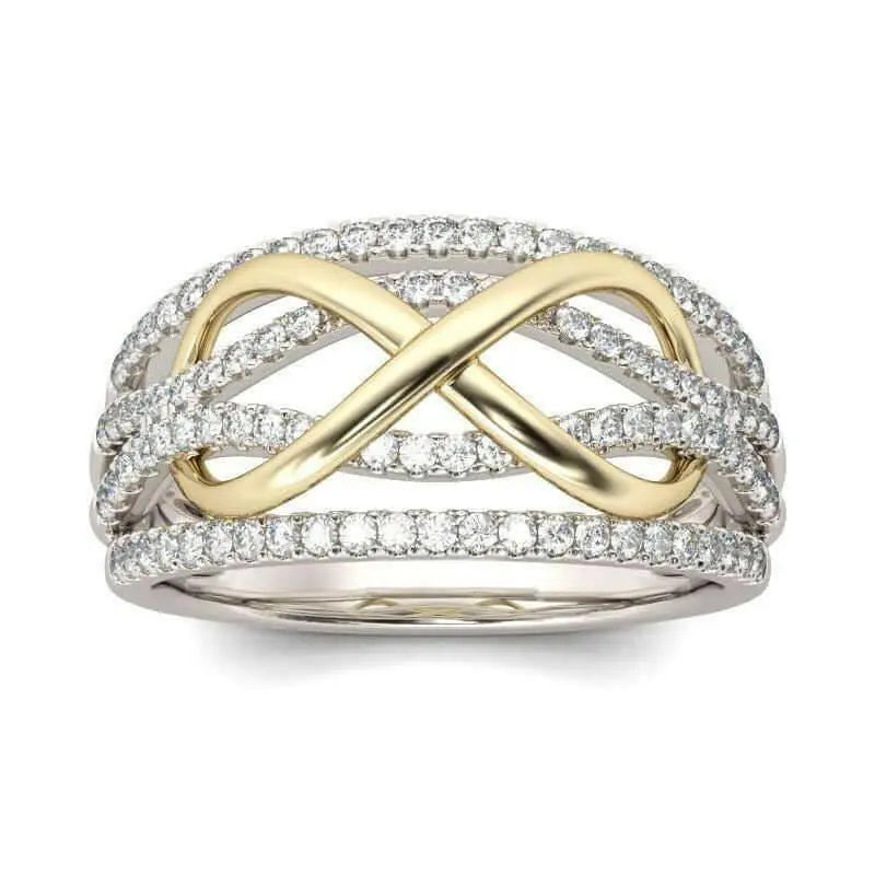 Women's Two-tone Fashion Ring.