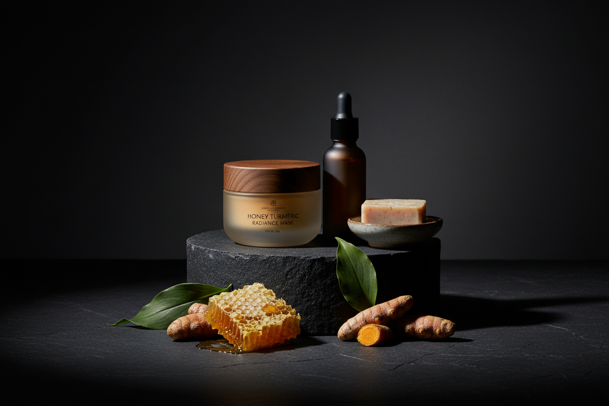 Premium skincare product photography